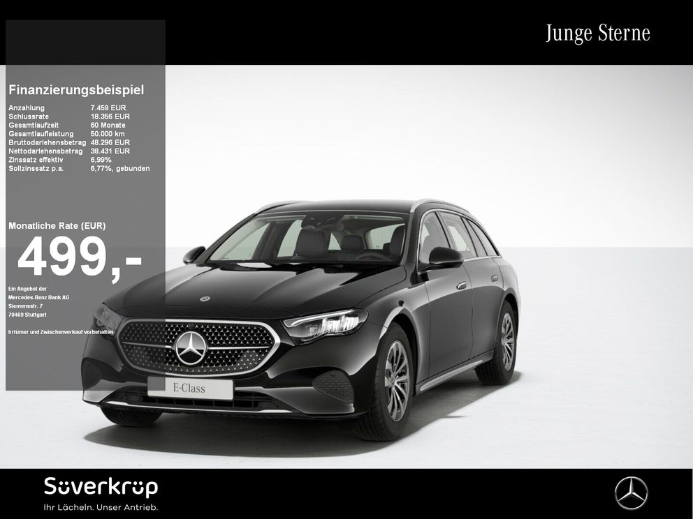 MERCEDES-BENZ E 220 T d  AVANTGARDE AHK DISTR KAMERA SPUR PDC