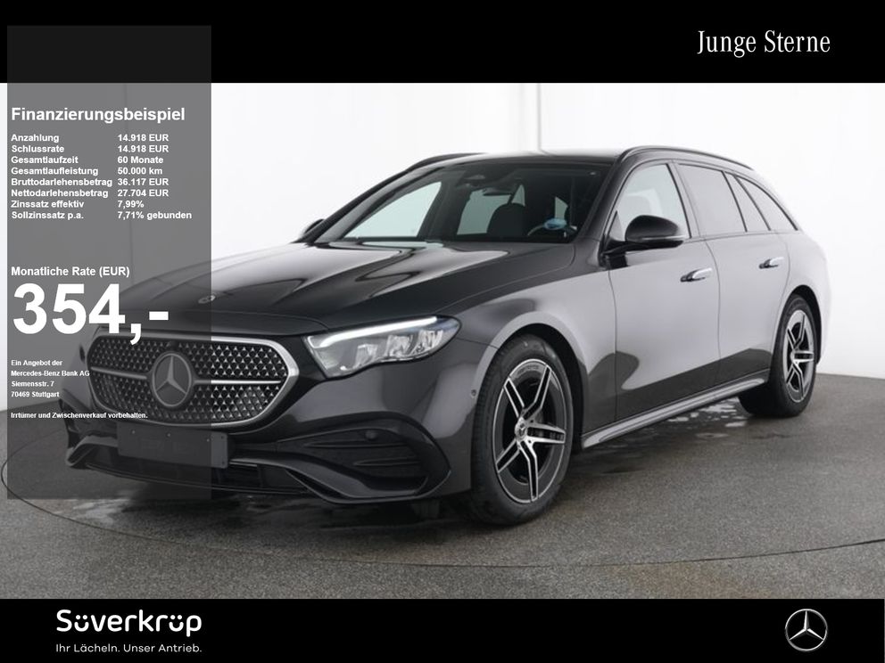 MERCEDES-BENZ E 220 T d ,  AMG NIGHT AHK DISTR KAMERA PANO PDC