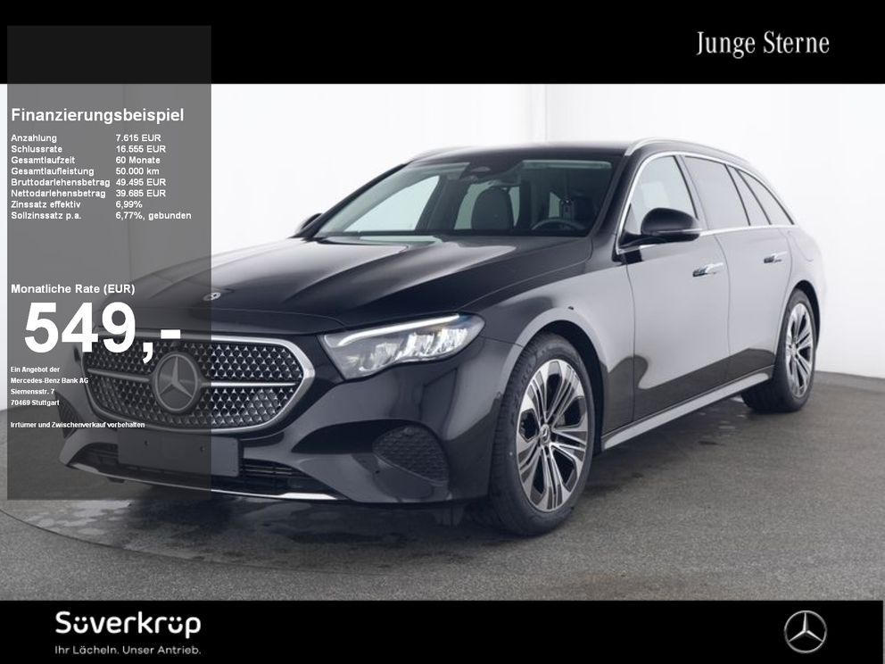 MERCEDES-BENZ E 300 T de , AVANTGARDE SPUR STANDH AHK KAMERA