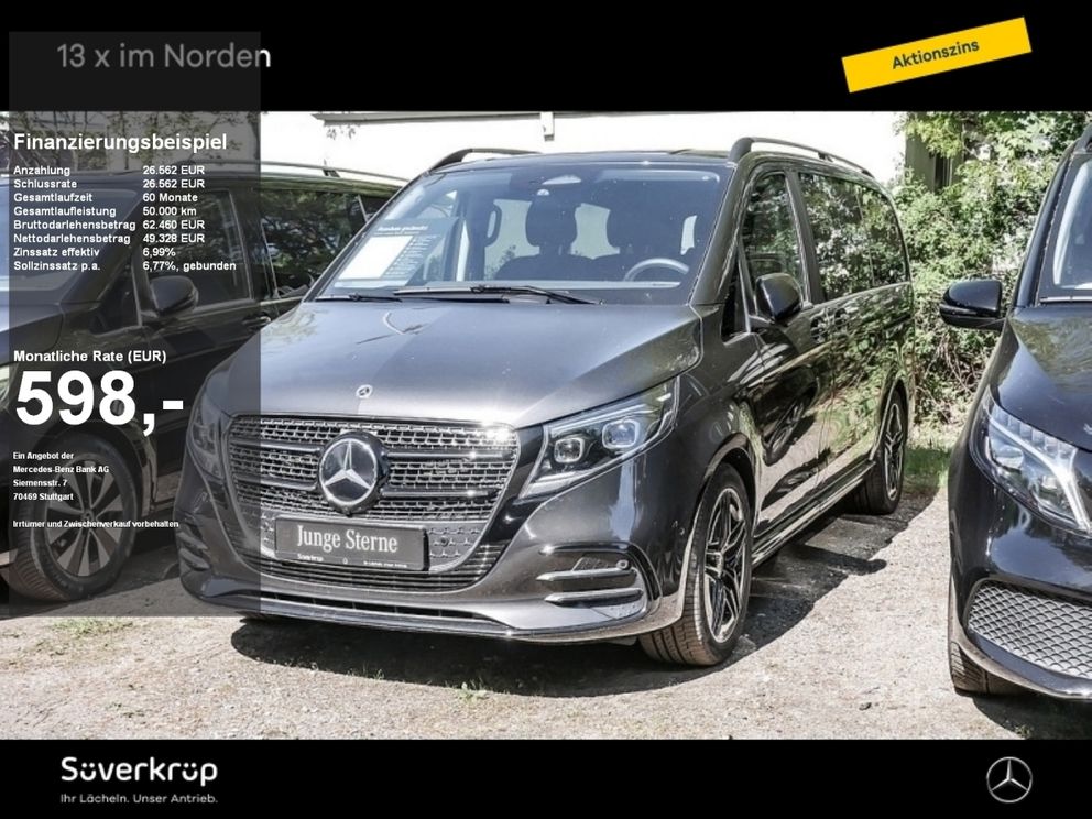 MERCEDES-BENZ V 250 STYLE LANG AMG NIGHT MOPF2 7SITZER AHK