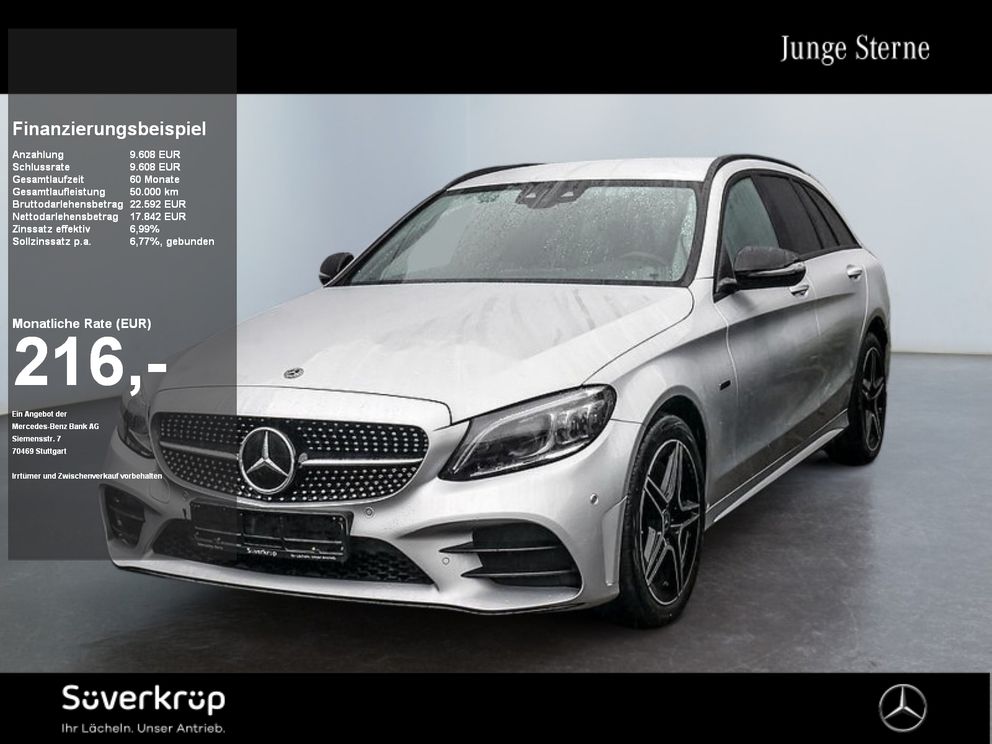 MERCEDES-BENZ C 300 de T AMG NIGHT DISTR COMAND SPUR AHK PDC