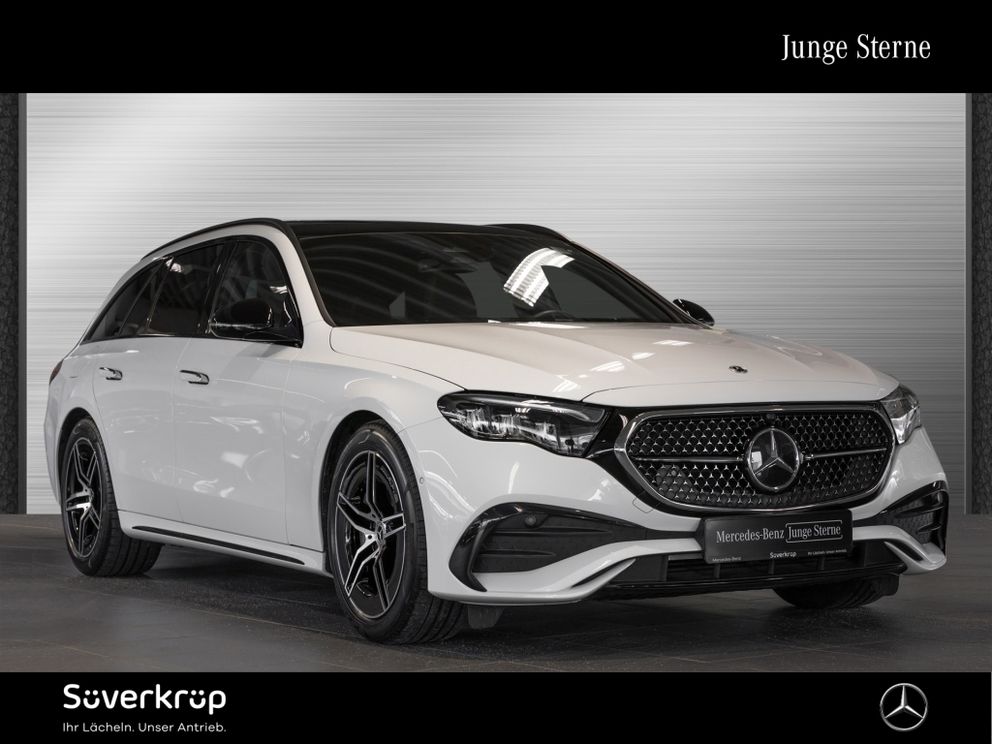 MERCEDES-BENZ E 220 T d , AMG NIGHT AHK DISTR KAMERA PANO SPUR