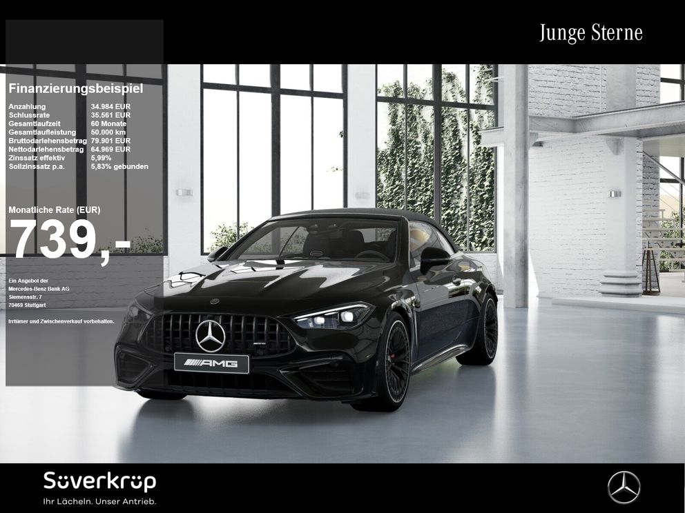 MERCEDES-BENZ CLE 53 AMG 4M+ Cabrio AMG BURM NIGHT DRIVERS 360