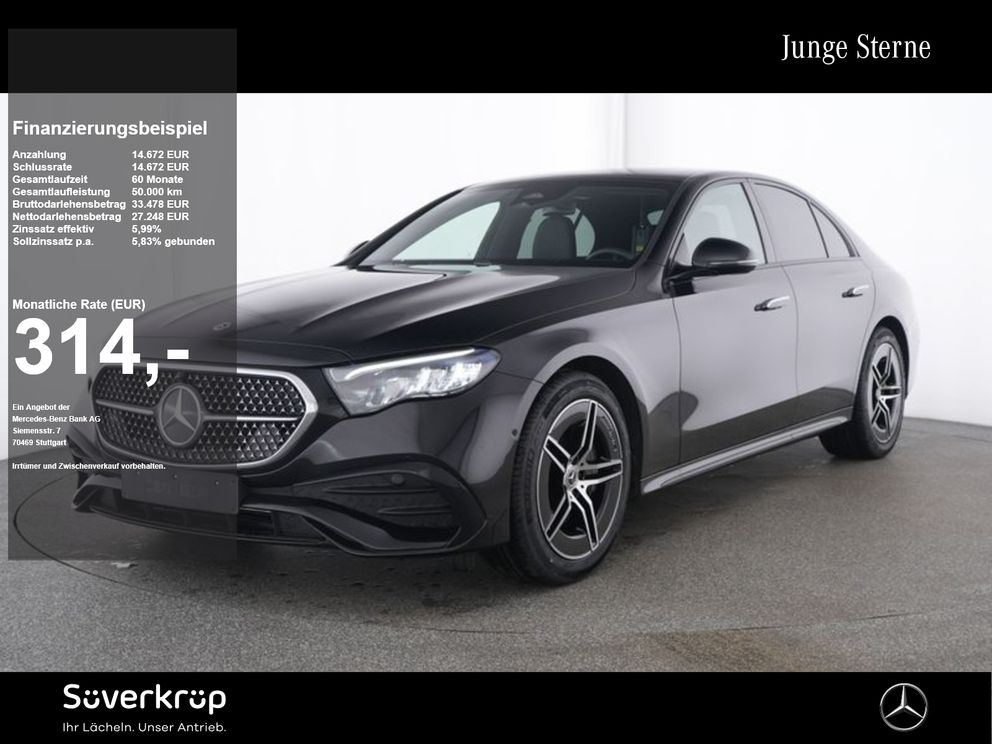 MERCEDES-BENZ E 200 , AMG NIGHT DISTR KAMERA SPUR PDC SHZ