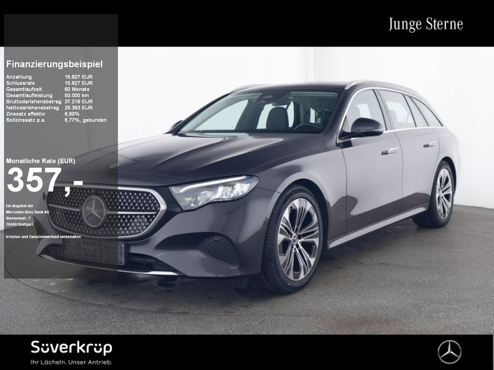 MERCEDES-BENZ E 220 T d , AVANTGARDE SPUR PANO AHK KAMERA PDC