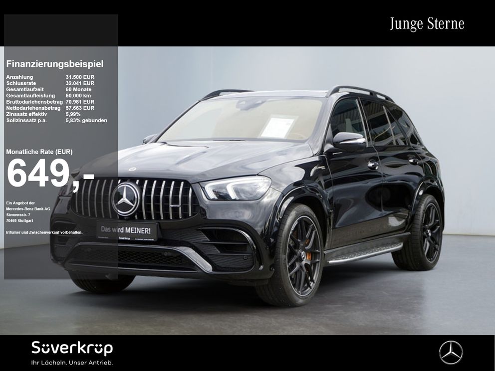 MERCEDES-BENZ GLE 63 S AMG 4M+ BURM NIGHT DRIVERS WIDE MEMO
