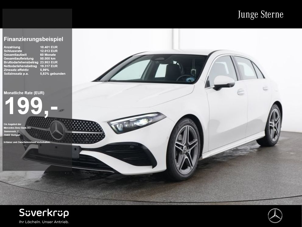 MERCEDES-BENZ A 180 d , AMG MULTI 360 AHK DISTR KAMERA SPUR
