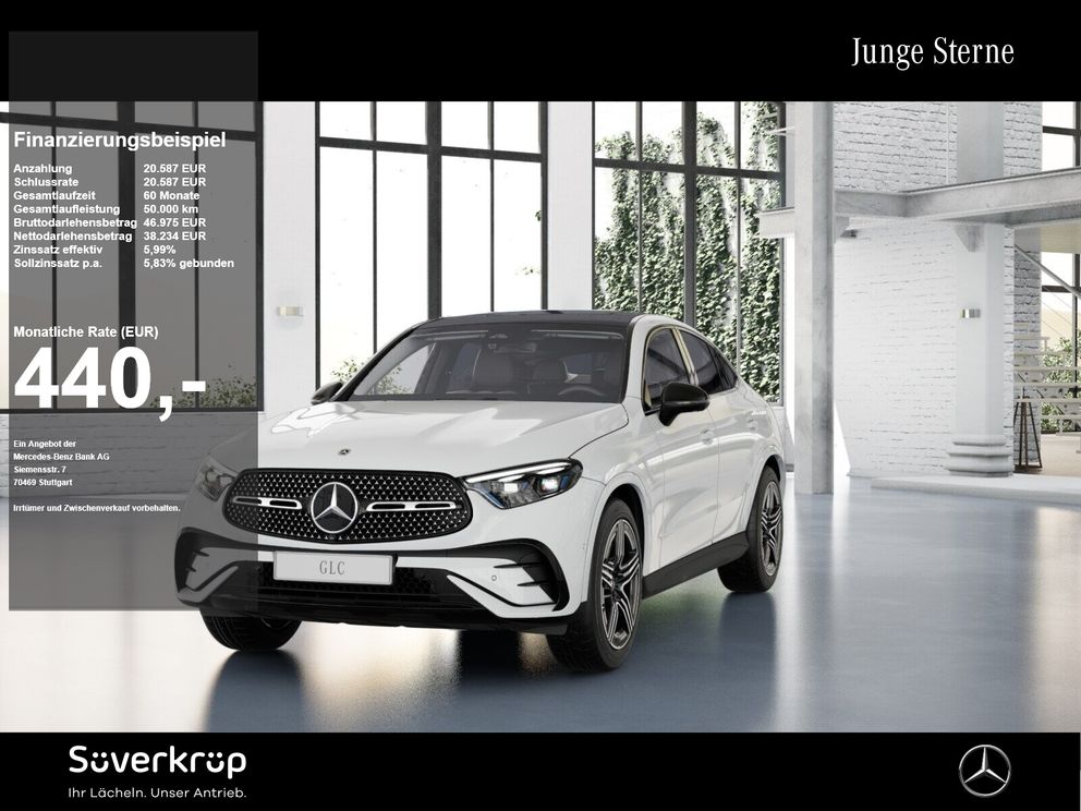 MERCEDES-BENZ GLC 220 d 4M Coupé | AMG BURM NIGHT MEMO 360 AHK