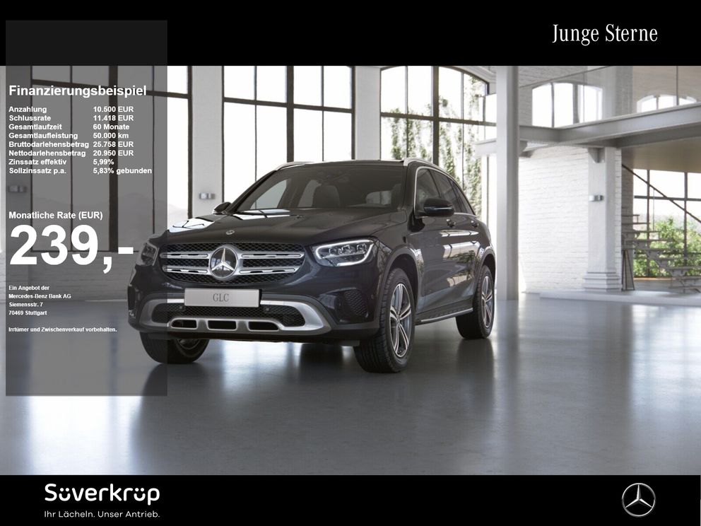 MERCEDES-BENZ GLC 300 e 4M AHK DISTR KAMERA PANO SPUR STANDH