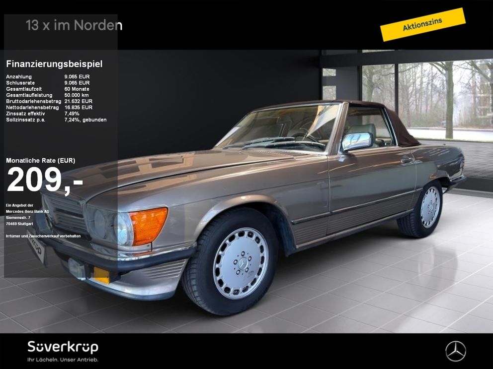 MERCEDES-BENZ 560 SL SHZ
