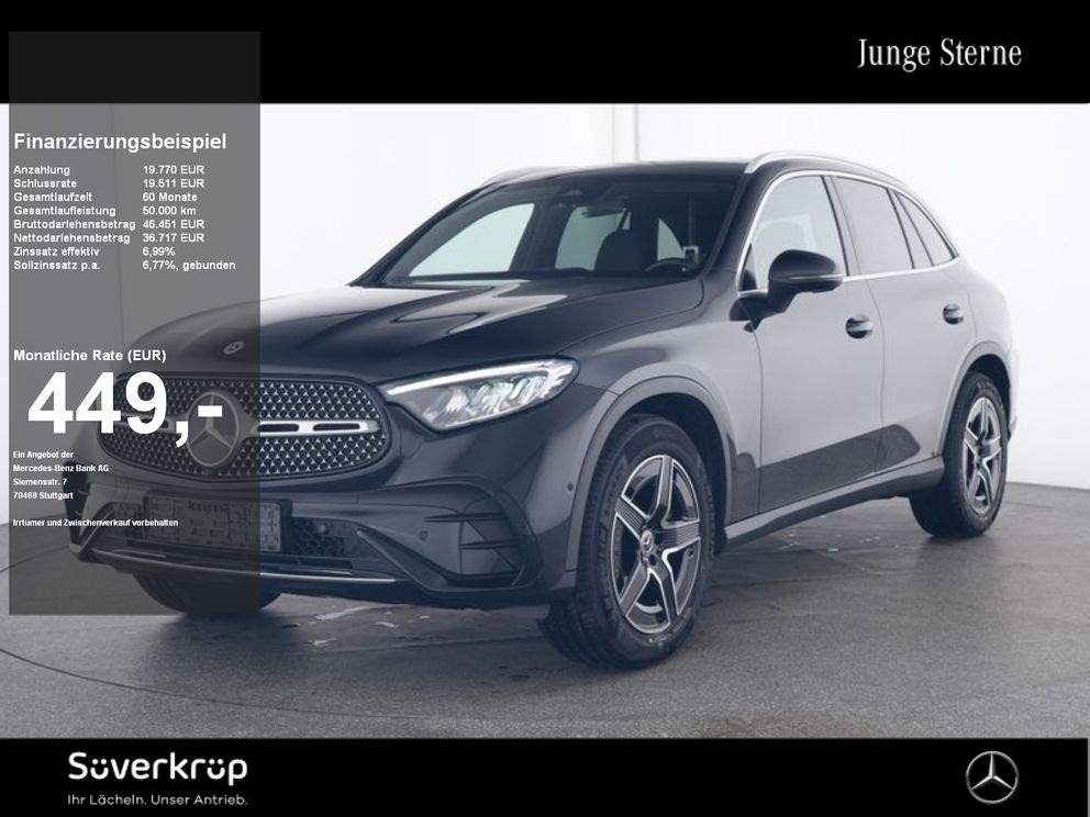 MERCEDES-BENZ GLC 220 d 4M , AMG SPUR PANO AHK KAMERA PDC SHZ