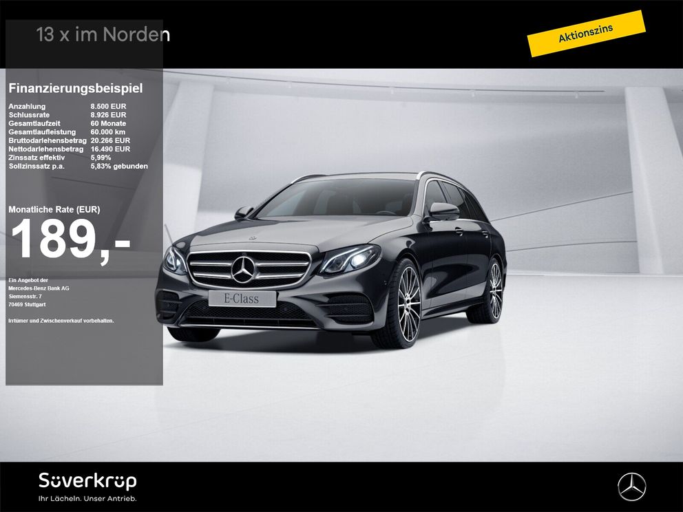 MERCEDES-BENZ E 200 T AMG COMAND MEMO 360 AHK KAMERA SPUR PDC