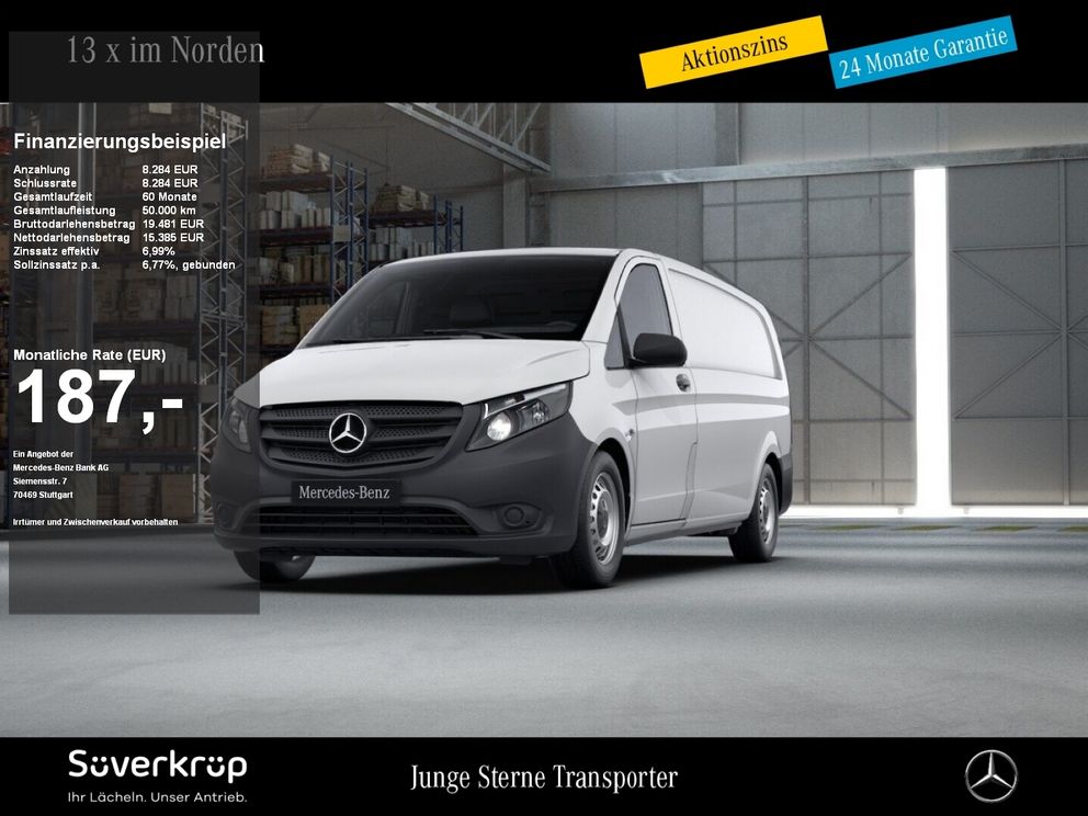 MERCEDES-BENZ Vito 114 CDI Kasten Extralang KAMERA Facelift