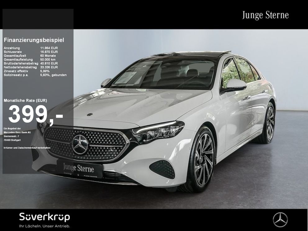 MERCEDES-BENZ E 200 , AVANTGARDE SPUR PANO KAMERA PDC SHZ