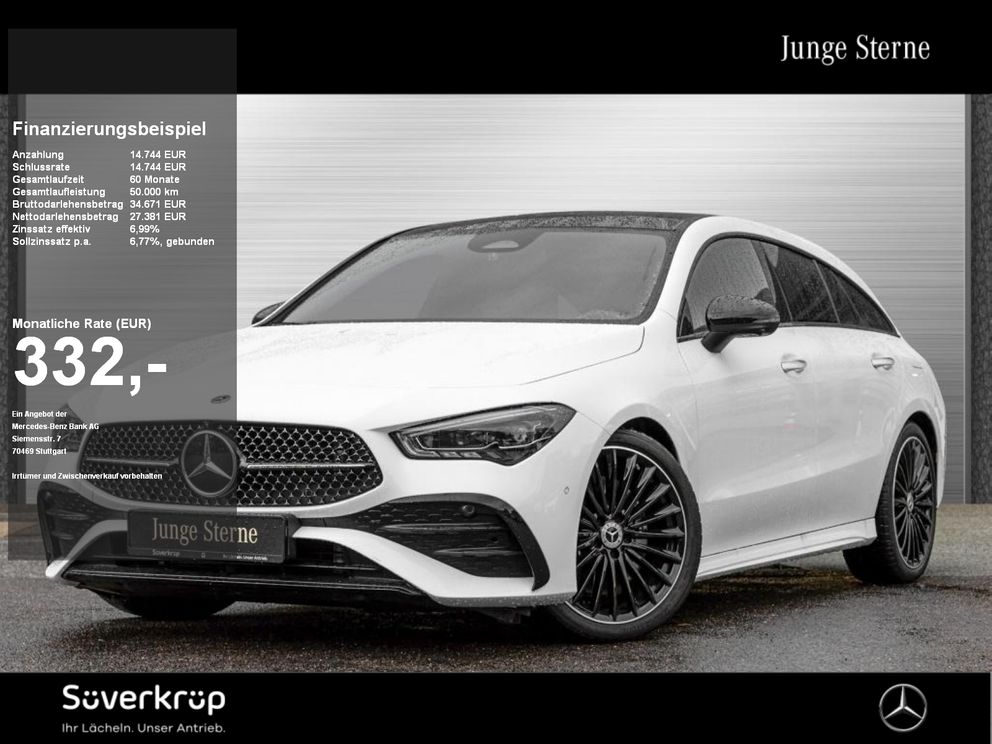 MERCEDES-BENZ CLA 250 SB 4M , AMG NIGHT SPUR PANO 360 STANDH