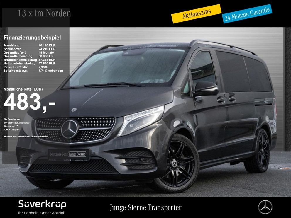 MERCEDES-BENZ V 300 AVANTGARDE AMG PANO AIRMATIC 360° AHK BURM