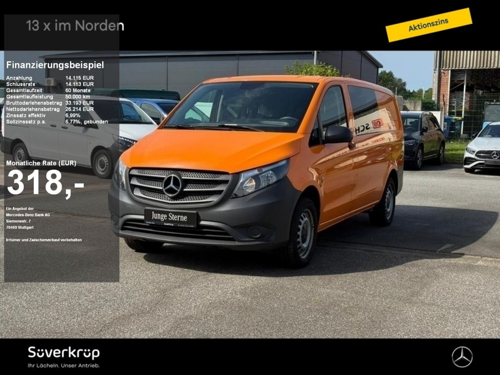 MERCEDES-BENZ Vito 114 Aut. 4x4 Mixto Lang AHK/STANDH/TEMPOMAT/KLIMA/KAMERA