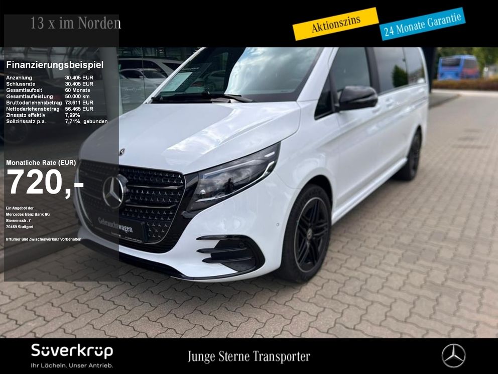 MERCEDES-BENZ V 300 AVANTGARDE ALLRAD AMG AIRMATIC WINTER NIGHT