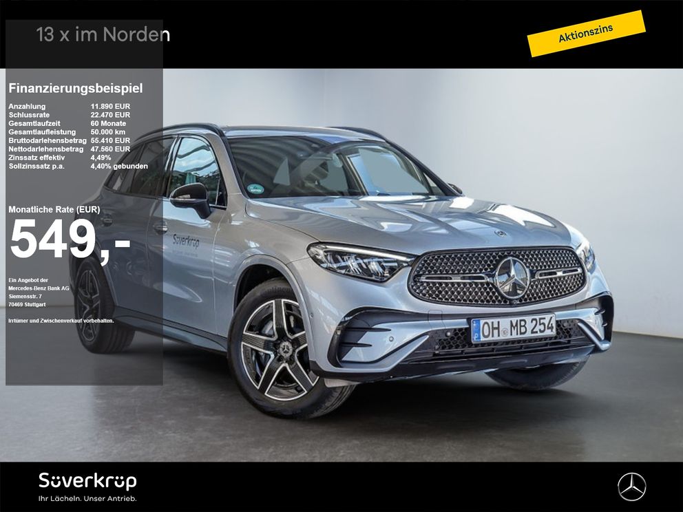MERCEDES-BENZ GLC 220 d 4MATIC AMG NIGHT MEMO 360 AHK DISTR