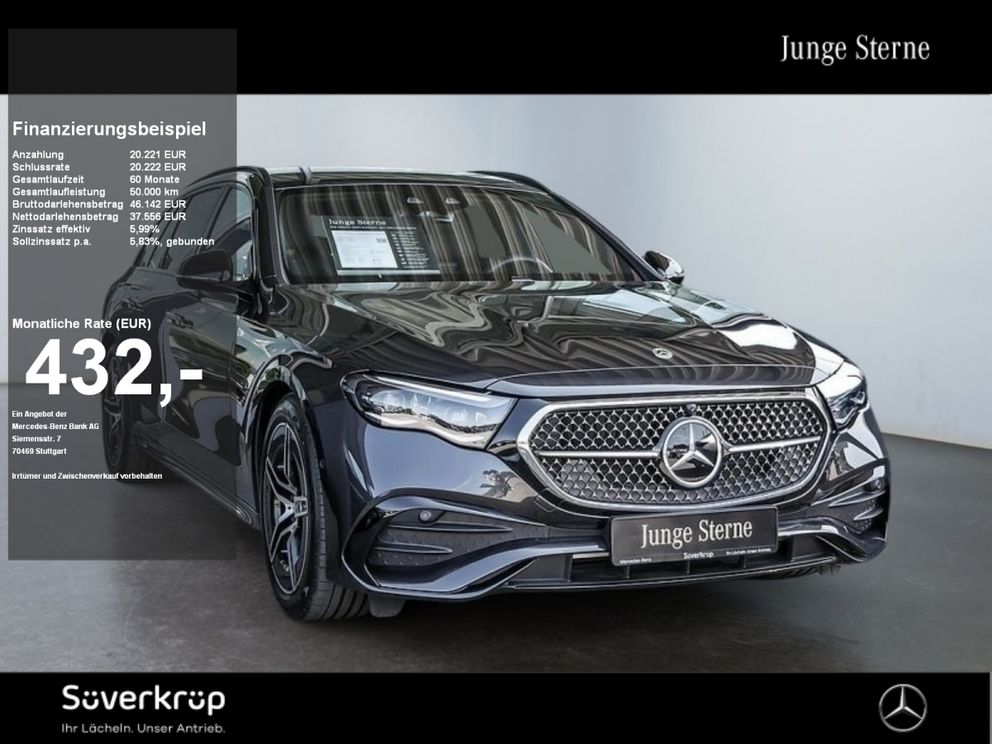 MERCEDES-BENZ E 300 T de , BURM AMG PREMIUM NIGHT DISTR SPUR