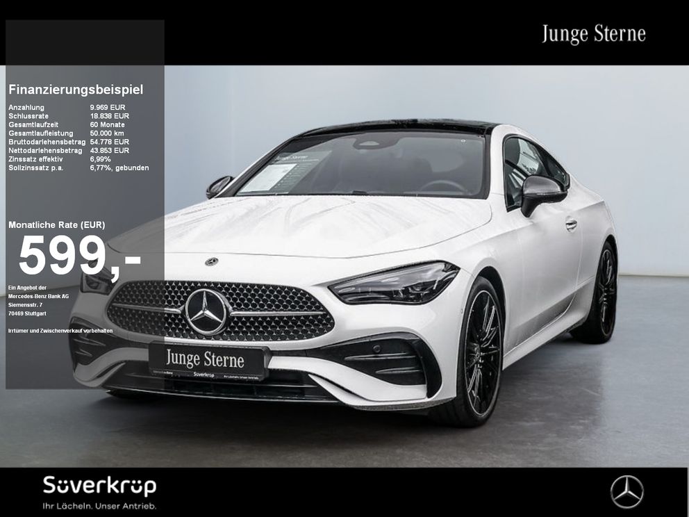 MERCEDES-BENZ CLE 220 d Coupé , AMG Night Navi LED Spur Pano