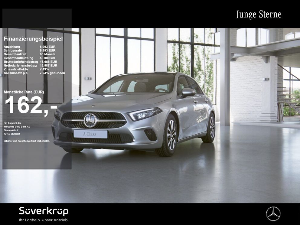 MERCEDES-BENZ A 180 d AHK KAMERA PANO SPUR PDC SHD SHZ