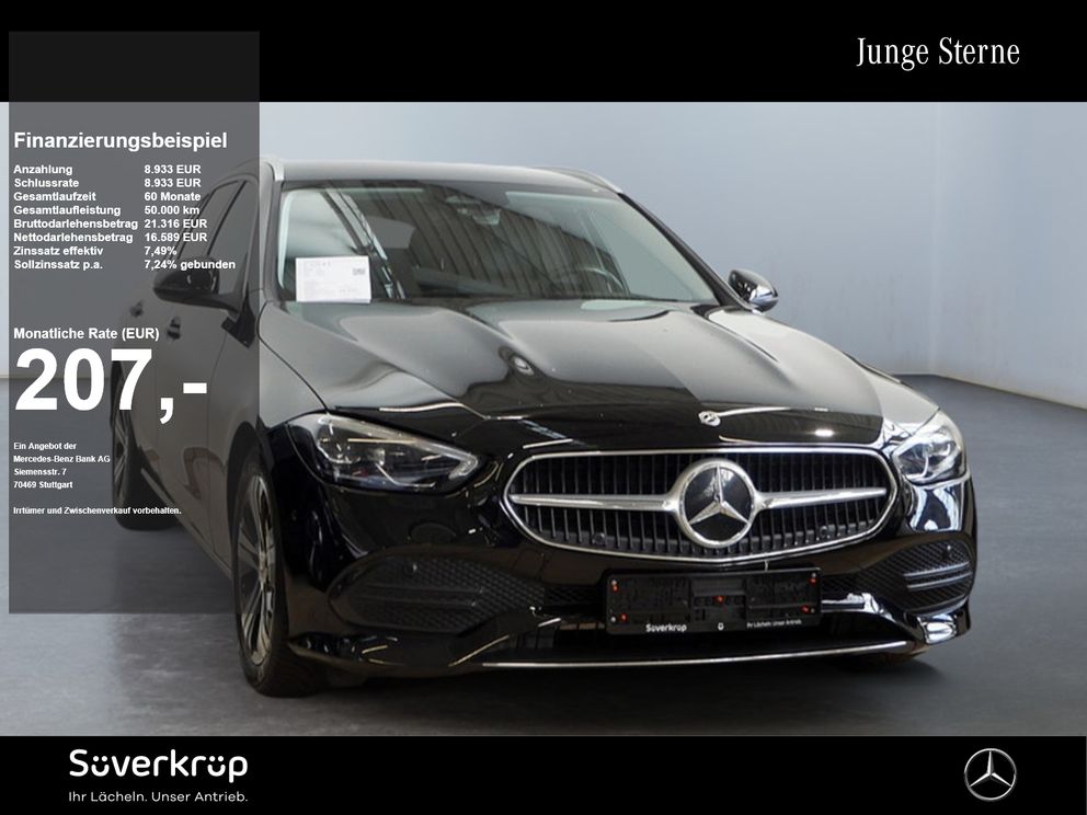 MERCEDES-BENZ C 220 d T AVANTGARDE AHK DISTR KAMERA SPUR PDC