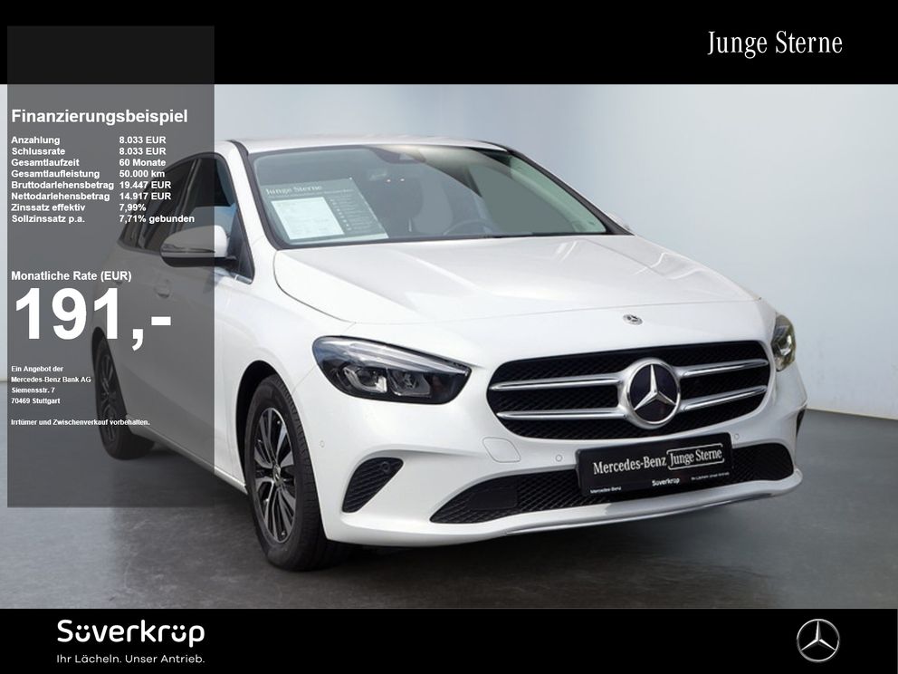 MERCEDES-BENZ B 200 d AHK KAMERA SPUR PDC SHZ