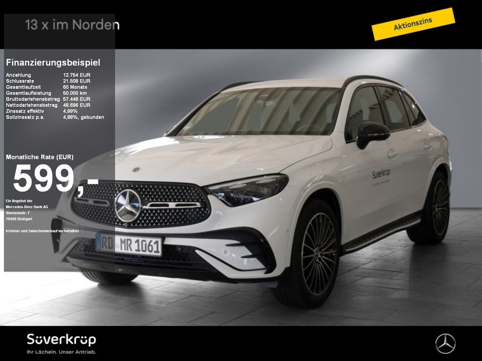 MERCEDES-BENZ GLC 220 d 4M AMG NIGHT DISTR SPUR 360 AHK PDC