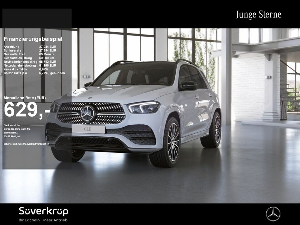 MERCEDES-BENZ GLE 400 d 4M , AMG BURM NIGHT WIDE MEMO MULTI