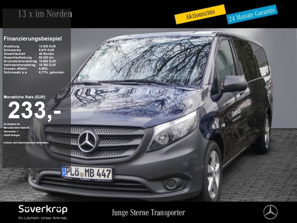 MERCEDES-BENZ Vito 116 CDI Tourer Extralang/Tempom/Navi/AHK 2,5 To