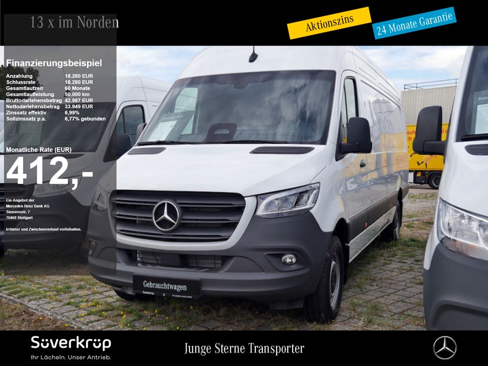 MERCEDES-BENZ Sprinter 319 KASTEN L4H2 SUPERMAXI KLIMA AUTOM