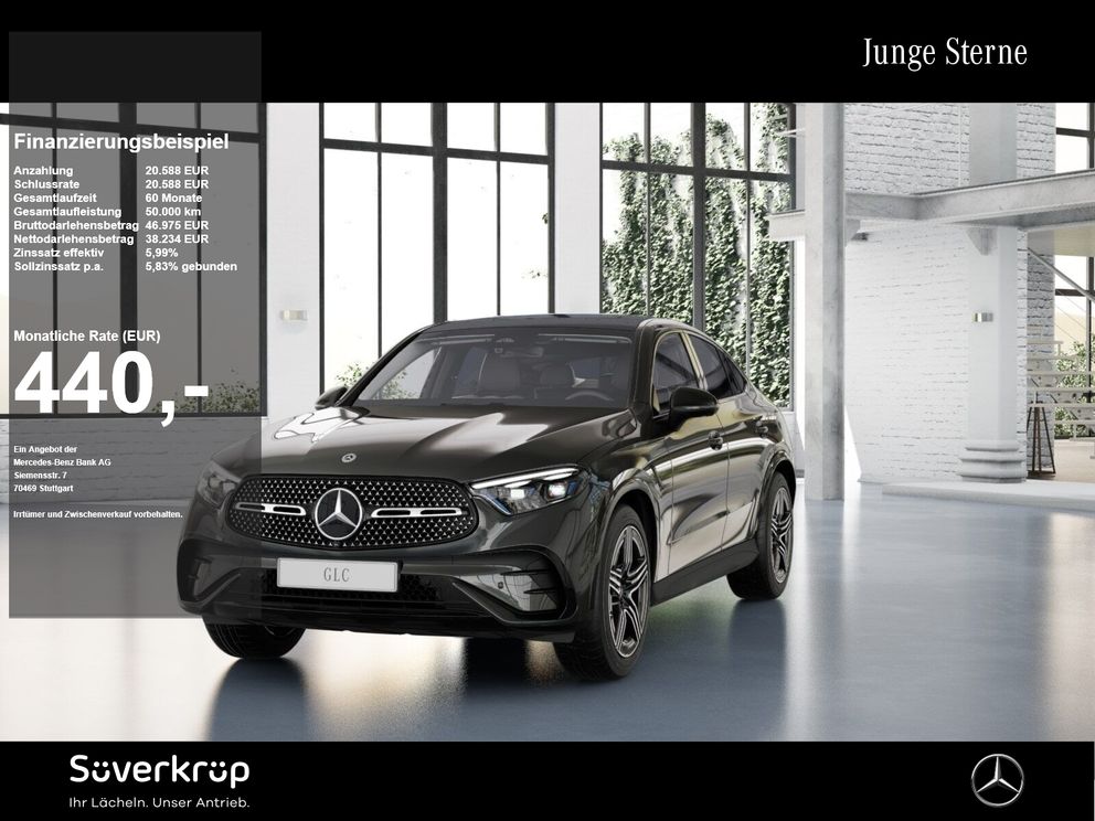 MERCEDES-BENZ GLC 220 d 4M Coupé | AMG BURM NIGHT MEMO 360 AHK