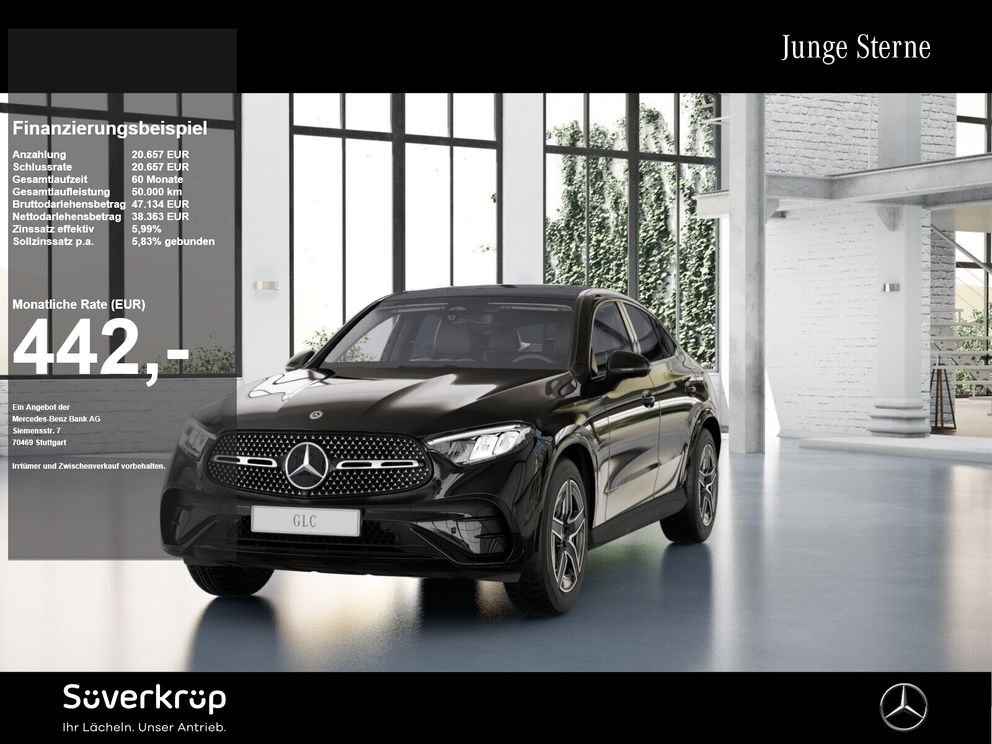 MERCEDES-BENZ GLC 220 d 4M Coupé | AMG BURM NIGHT MEMO 360 AHK