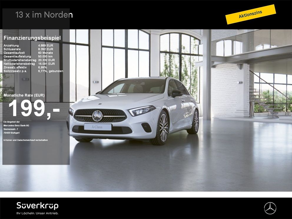 MERCEDES-BENZ A 200 d  NIGHT PROGRESSIVE KAMERA SPUR PDC SHZ