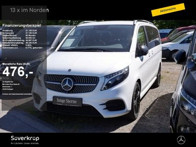 MERCEDES-BENZ V 220 lang AMG NIGHT/PANO/AHK/7 SITZE/SPUR/TWA/KAMERA/EASY PACK