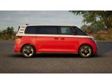 VW ID. Buzz Pro langer Radstand Motor: 210 kW (286 PS) 86 kWh Getriebe: 1-Gang-Automatikgetriebe Radstand: 3239 mm LR