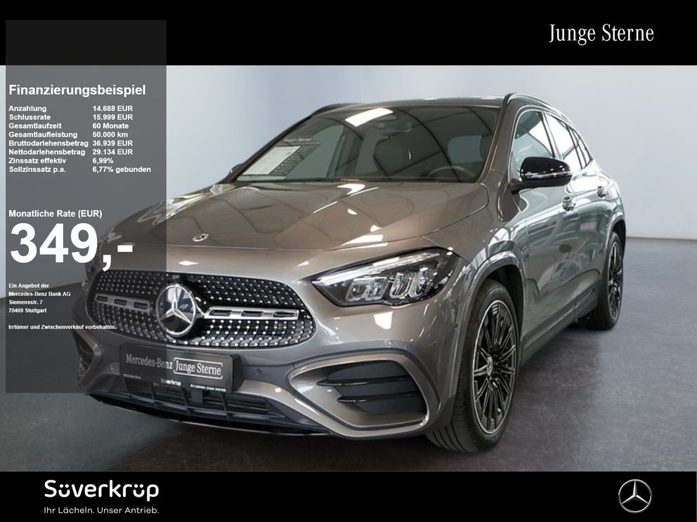 MERCEDES-BENZ GLA 220 4M , AMG BURM NIGHT AHK KAMERA SPUR PDC