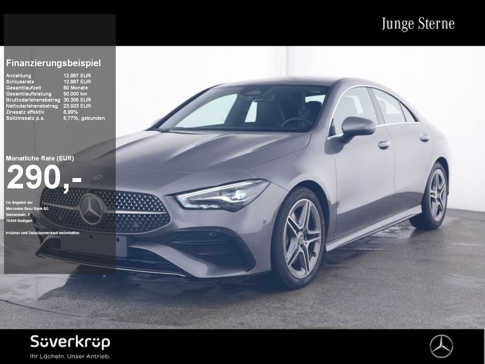MERCEDES-BENZ CLA 200 d Coupé , AMG SPUR KAMERA PDC SHZ