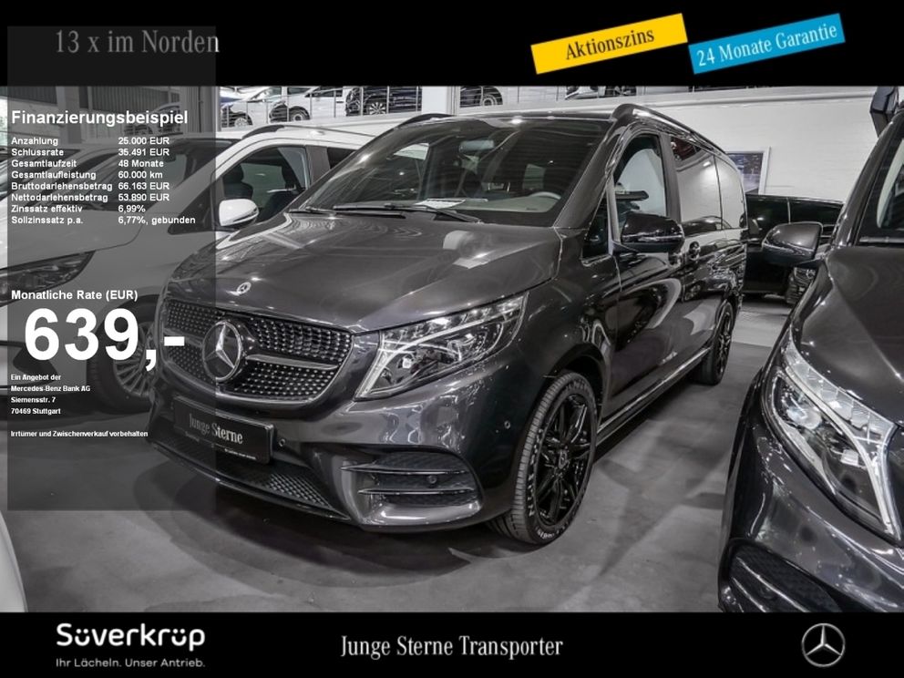 MERCEDES-BENZ V 300 AVANTGARDE EDITION LANG AMG NIGHT 4M 360°