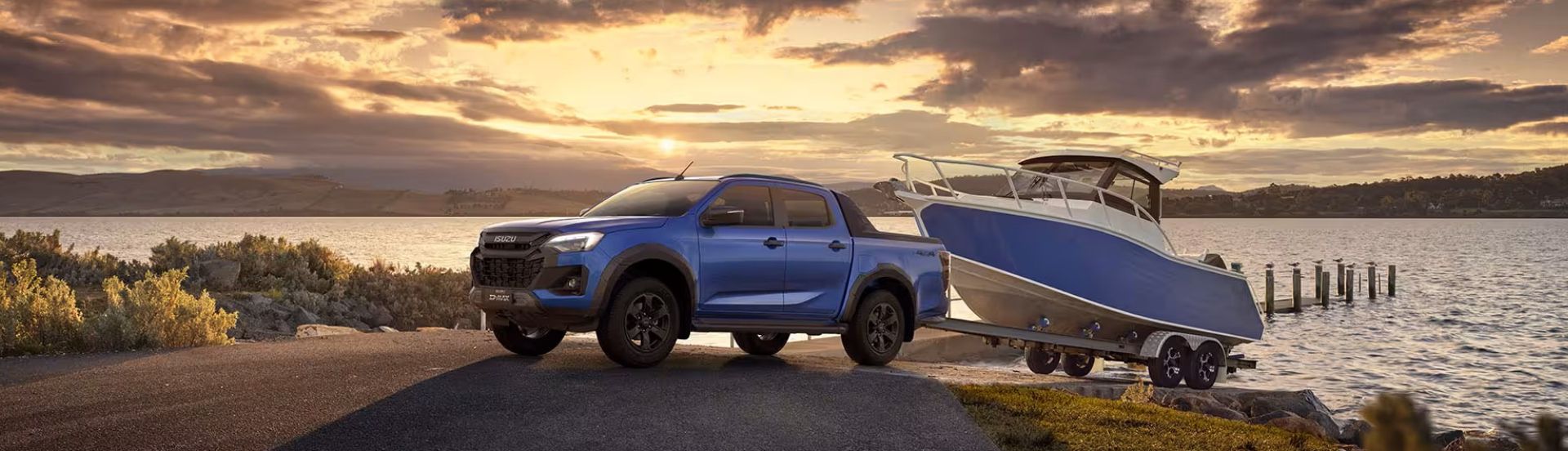 Isuzu D-Max Pickup im Offroad-Gelände – Neuwagen bei Lackas Rhein-Ruhr