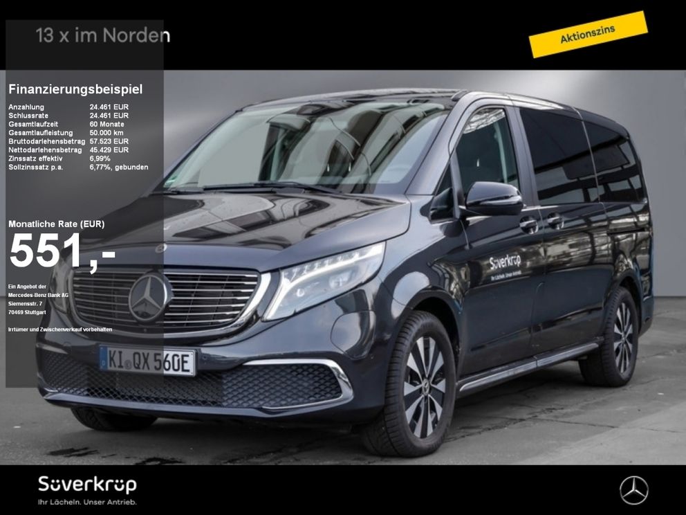 MERCEDES-BENZ EQV 300 PANO BURMESTER LED DISTR NAVI 360° 7SITZER