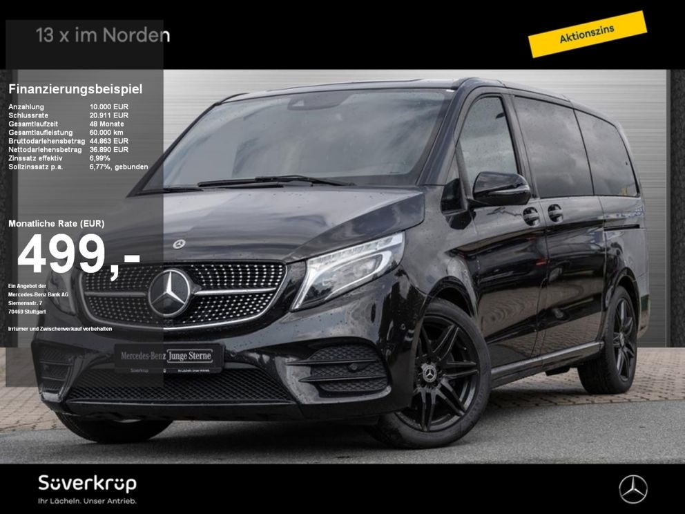 MERCEDES-BENZ V 220 EDITION Lang AMG/NIGHT/KAMERA/7 SITZE/SPUR/TWA