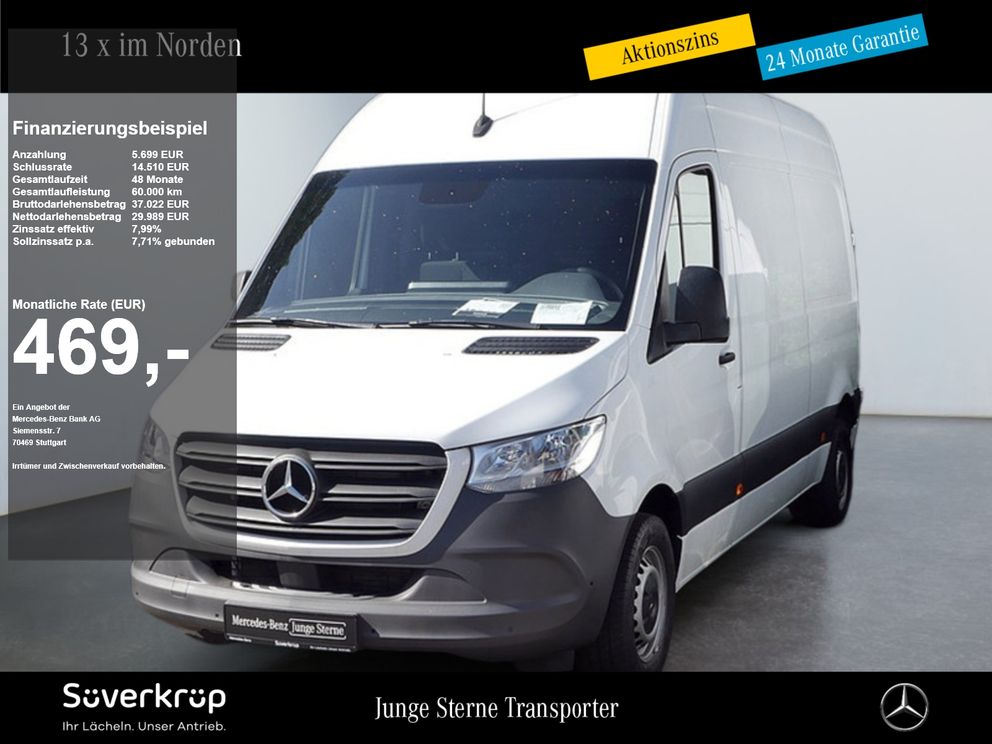 MERCEDES-BENZ Sprinter 315 KASTEN L2H2 KAMERA NAVI SITZHEIZUNG KLIMA AHK TEMPOMAT