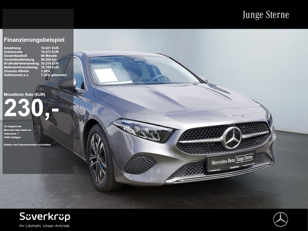 MERCEDES-BENZ A 200 , PROGRESSIVE DISTR KAMERA SPUR PDC SHZ