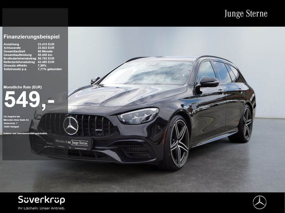 MERCEDES-BENZ E 63 S T AMG 4M+ AMG BURM NIGHT DRIVERS WIDE 360