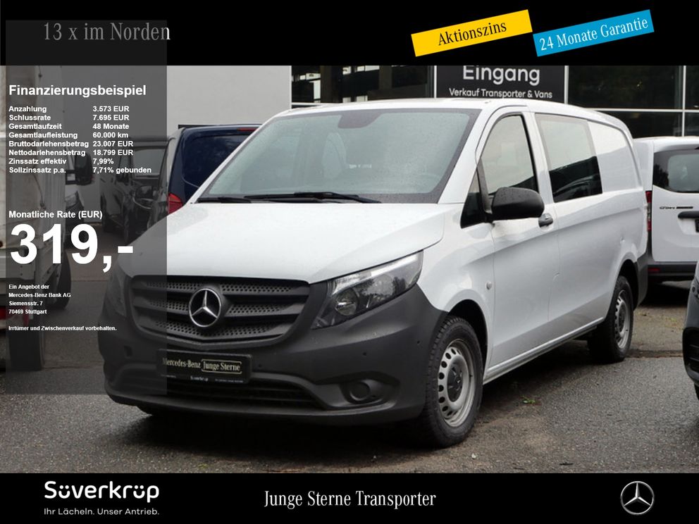 MERCEDES-BENZ Vito 110 MIXTO 5SITZER KLIMA 24M GARANTIE STANDARD