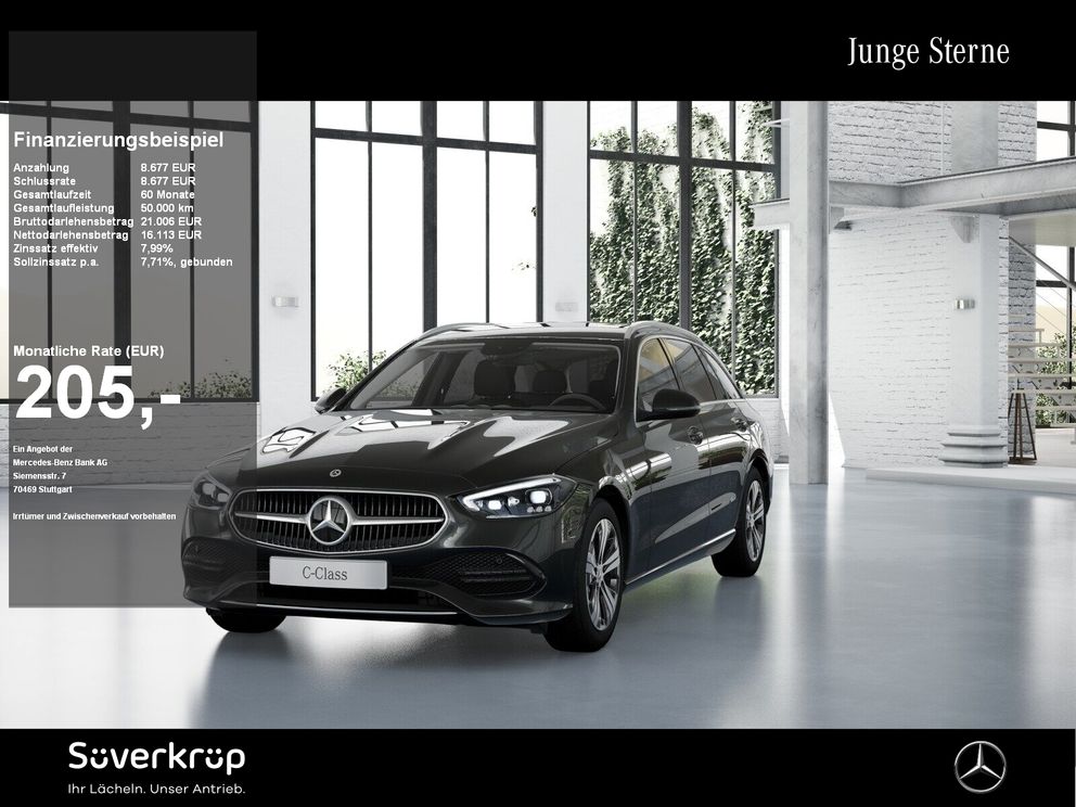 MERCEDES-BENZ C 200 T d // AVANTGARDE AHK KAMERA SPUR PDC SHZ