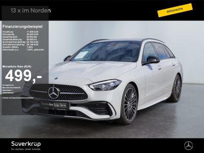 MERCEDES-BENZ C 300 d T AMG BURM NIGHT MEMO 360 AHK DISTR PANO