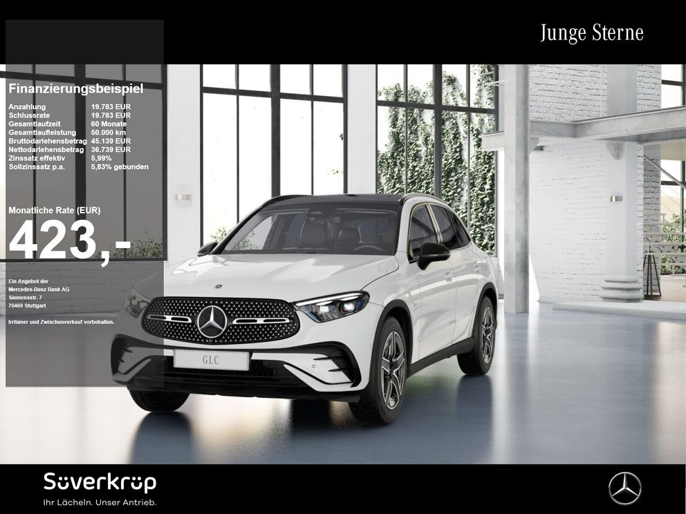 MERCEDES-BENZ GLC 220 d 4M | AMG BURM NIGHT MEMO 360 AHK DISTR